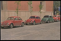 Four Volkswagens in Mexico